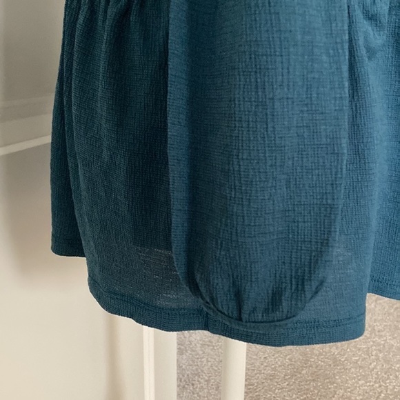 Ann Taylor Factory large teal top - Picture 8 of 10